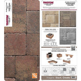 Pavestone Paper Sample Only of RumbleStone 3.5 in. x 7 in. Sierra Blend Concrete Mini Wall Block (1-Piece)