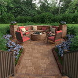 Pavestone Paper Sample Only of RumbleStone 3.5 in. x 7 in. Sierra Blend Concrete Mini Wall Block (1-Piece)