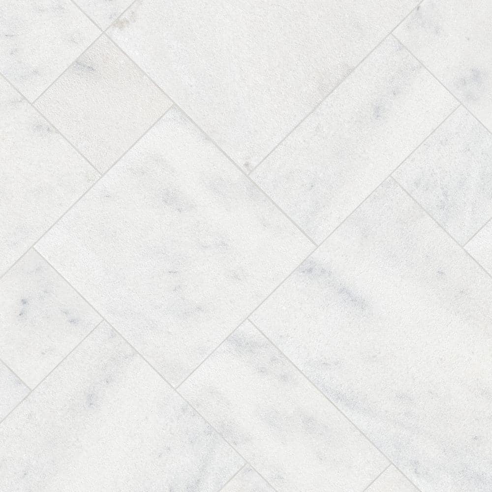 MSI Sierra White 10 Piece Sandblast Marble Paver Tile Kit (160 sq. ft./Pallet)