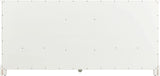 Signature Hardware Quen 72" Freestanding Double Basin Vanity Set with Cabinet, Vanity Top, and Oval Undermount Sinks – 8" Faucet Centers (Soft White / Feathered White)