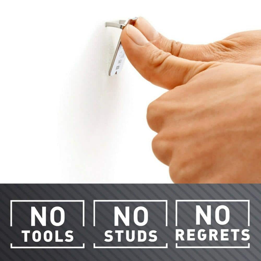 3M CLAW 15 lb. Drywall Picture Hanger with Temporary Spot Marker, Pack of 5 Hangers & 5 Markers