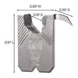 3M CLAW 15 lb. Drywall Picture Hanger with Temporary Spot Marker, Pack of 5 Hangers & 5 Markers