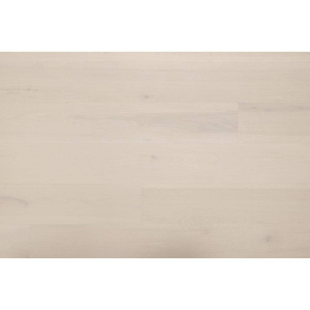 ASPEN FLOORING Silver Cloud Hickory 1/2 in. T x 7.5 in. W Engineered Hardwood Flooring (31.09 sqft/case)
