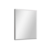 Classic 24 in. W x 30 in. H Rectangular Aluminum Surface Recessed Mount Medicine Cabinet Mirror, Adjustable Shelves