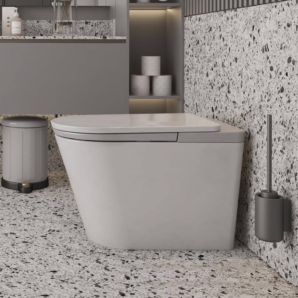 MEDUNJESS L-D Elongated Smart Toilet with Auto Open/Close and Heated Seat