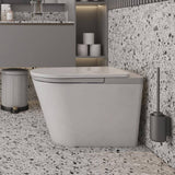 MEDUNJESS L-D Elongated Smart Toilet with Auto Open/Close and Heated Seat