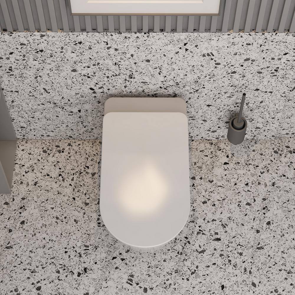MEDUNJESS L-D Elongated Smart Toilet with Auto Open/Close and Heated Seat