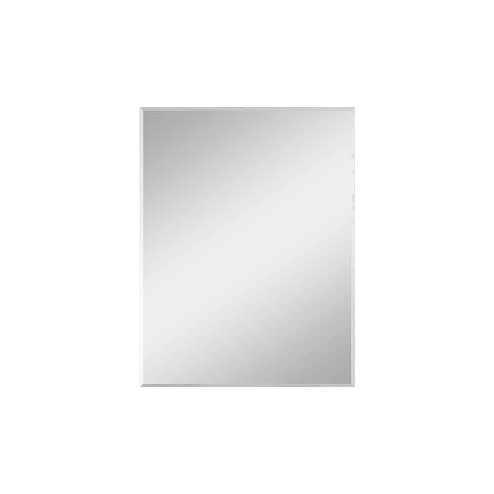MEDUNJESS ASY 20 in. W x 26 in. H Rectangular Frameless Recessed or Surface Mount Medicine Cabinet with Mirror