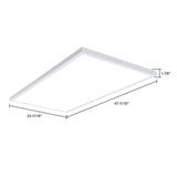 Metalux 2 ft. x 4 ft. Integrated LED Panel Light, Selectable 4800/3350/2500 Lumens and 3500/4000/5000 Sel CCT