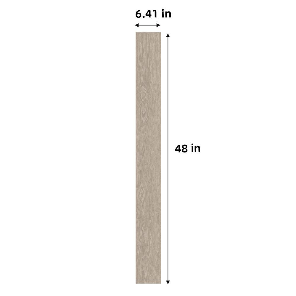 Dekorman Proteco+ Silver Sand Oak 12mm T x 6.41 in. W Uniclic HDF AC4 Waterproof Laminate Wood Flooring (848 sq. ft./pallet)