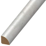 DuraDecor Classy Chic Silver Screen 0.75 in. T x 0.75 in. W x 94 in. L Quarter Round Molding