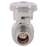SharkBite Brass 1/2-in PEX Barb x 3/8-in OD Compression Quarter Turn Straight Valve
