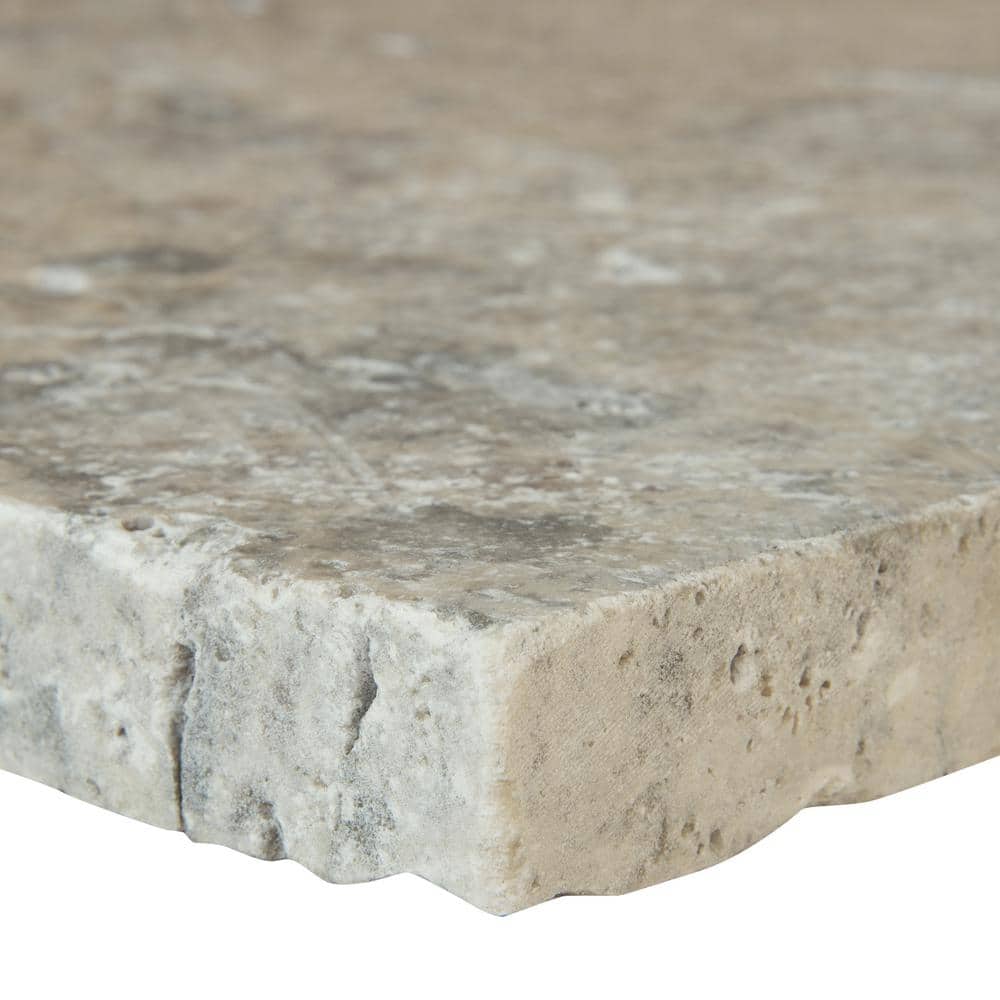 MSI Silver 2 cm. x 16 in. x 24 in. Tumbled Travertine Paver Tile (/40.05 sq. ft./Pallet)