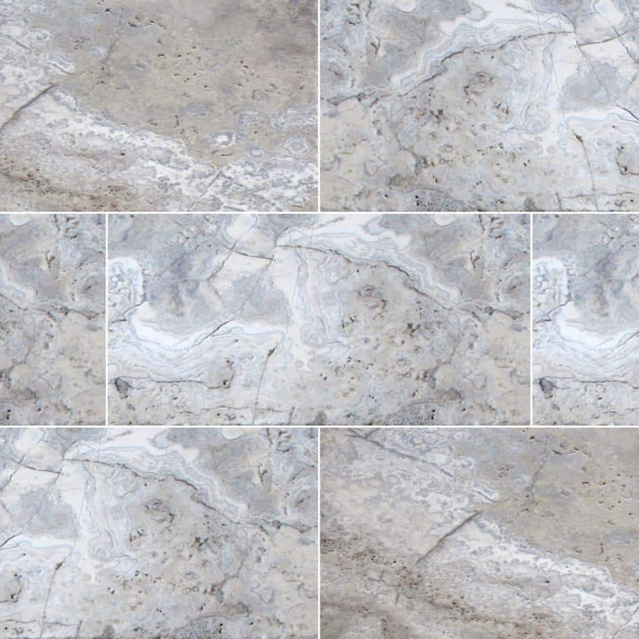 MSI Silver 2 cm. x 16 in. x 24 in. Tumbled Travertine Paver Tile (/40.05 sq. ft./Pallet)