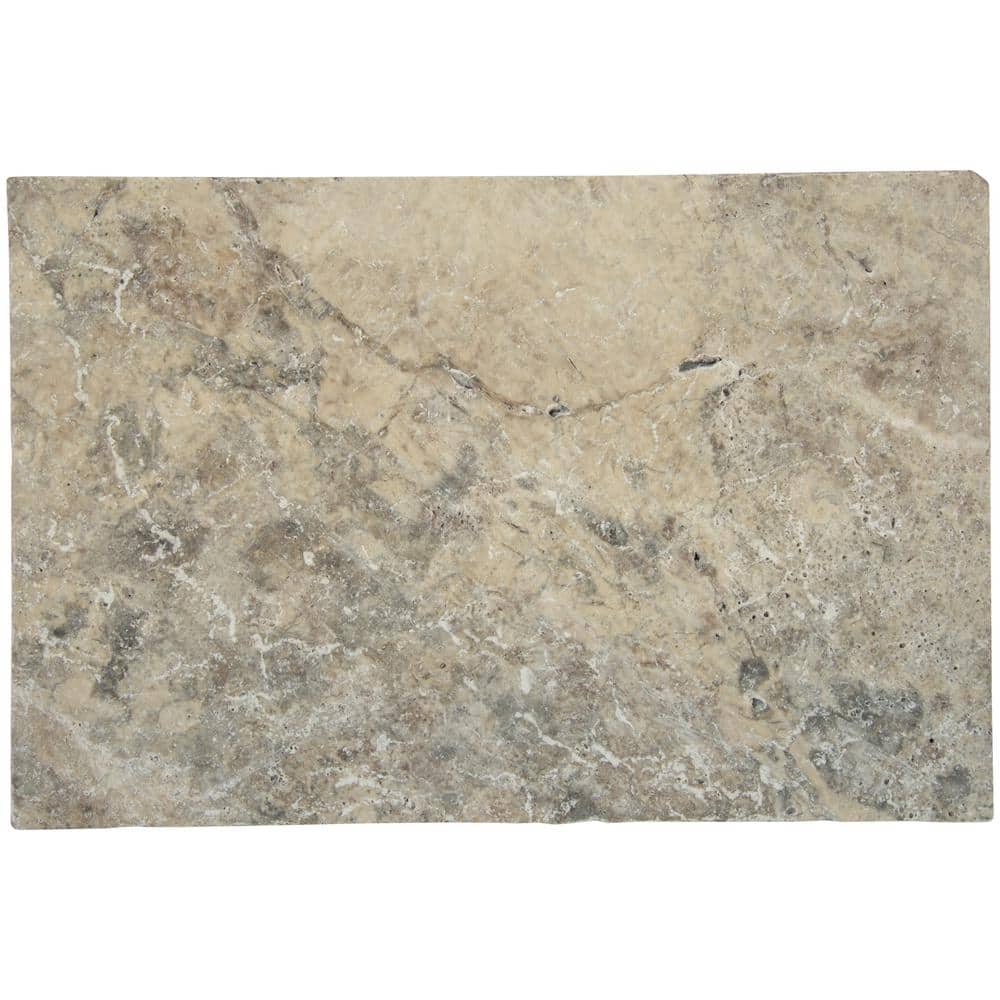 MSI Silver 2 cm. x 16 in. x 24 in. Tumbled Travertine Paver Tile (/40.05 sq. ft./Pallet)