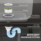 Freestanding Stainless Steel Laundry & Utility Sink with Faucet