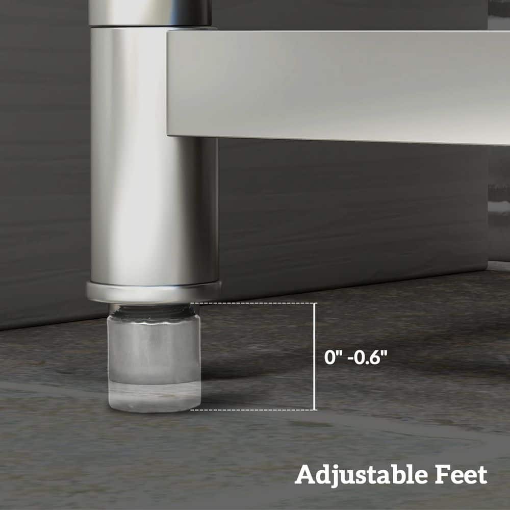 Freestanding Stainless Steel Laundry & Utility Sink with Faucet