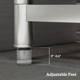 Freestanding Stainless Steel Laundry & Utility Sink with Faucet
