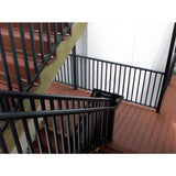 EZ Handrail Silver Vein Aluminum 90 Degree Miter Hand Rail Elbow