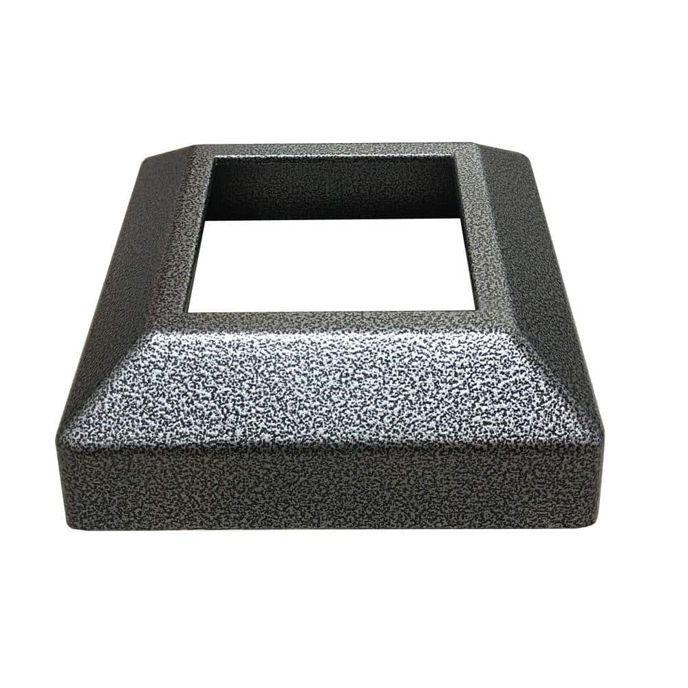 EZ Handrail 3 in. x 3 in. Silver Vein Aluminum EZ Post Low Profile Base Cover