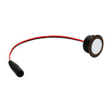 Flush Deck Light with Trim Ring in Simply Brown (2-Pack)