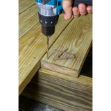 Simpson Strong-Tie #10 x 3-in T25, Flat Head, Deck-Drive DSV Wood Screw, Quik Guard, Tan (70-Pack)