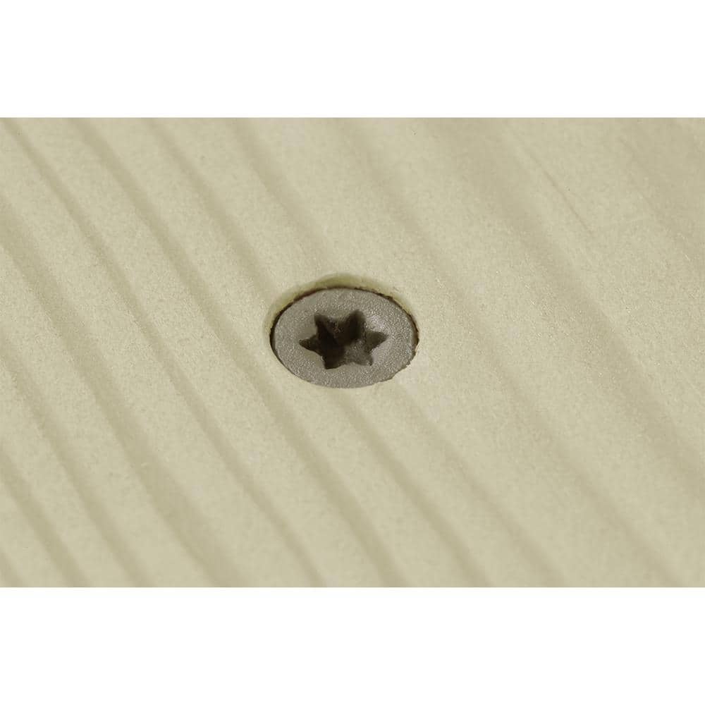 Simpson Strong-Tie #10 x 3-in T25, Flat Head, Deck-Drive DSV Wood Screw, Quik Guard, Tan (70-Pack)