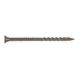 Simpson Strong-Tie #10 x 3-in T25, Flat Head, Deck-Drive DSV Wood Screw, Quik Guard, Tan (70-Pack)