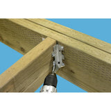 Simpson Strong-Tie #9 x 1-1/2 in. Type 316 Stainless Steel, Hex Drive, Hex Head, Strong-Drive SD Wood Screw (500-Pack)
