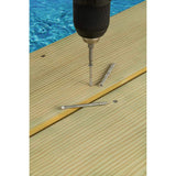 Simpson Strong-Tie #10 x 2-1/2 in. T-25, Flat Head, Type 316 Stainless Steel Deck-Drive DWP Wood Screw (200-Pack)