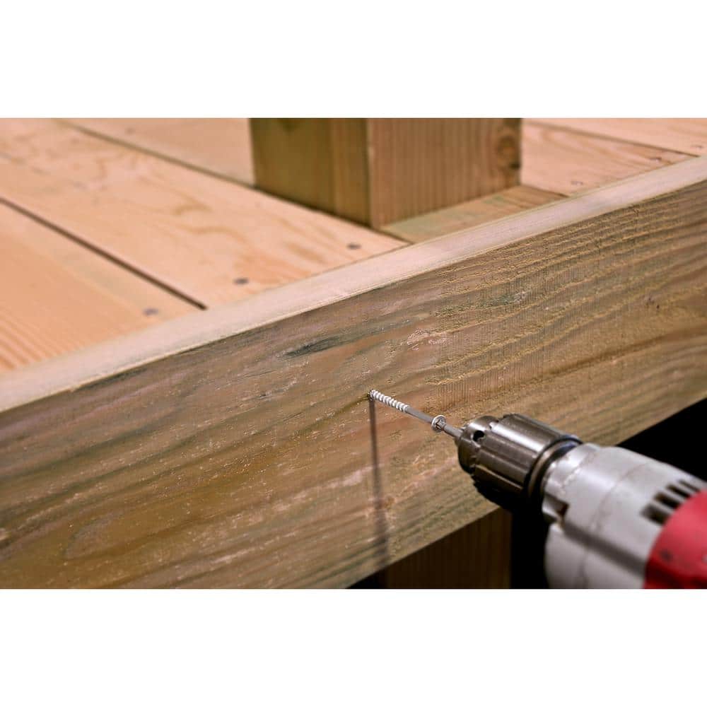Simpson Strong-Tie #10 x 3 in. T25, Flat Head, Type 316 Stainless Steel Deck-Drive DWP Wood Screw (180-Pack)