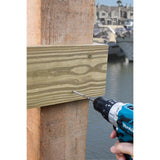 Simpson Strong-Tie #10 x 3 in. T25, Flat Head, Type 316 Stainless Steel Deck-Drive DWP Wood Screw (180-Pack)