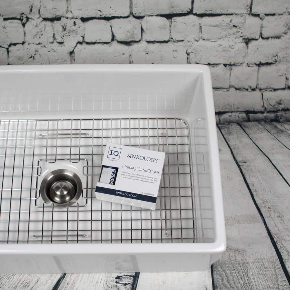 SINKOLOGY SinkSense Fireclay Care IQ Kit for Superior Sink Maintenance