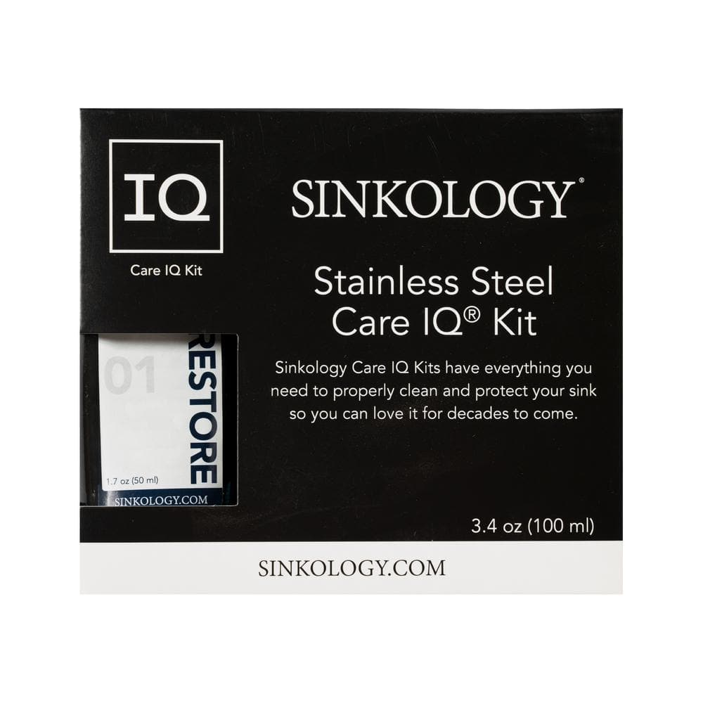 SINKOLOGY SinkSense Stainless Steel Care IQ Kit