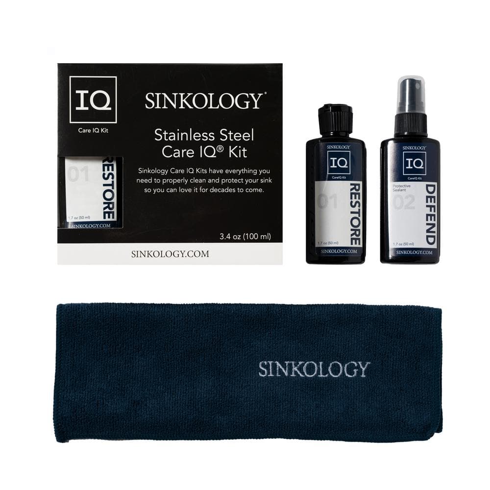 SINKOLOGY SinkSense Stainless Steel Care IQ Kit