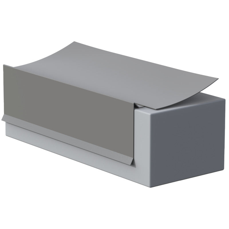 Flashco PVC Gravel Stop Flashing 2 in. x 3 in. White (Piece)