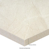 MSI Skye Blonde 24 in. x 24 in. x 0.38 in. Matte Paver Porcelain Stone Look Floor and Wall Tile (16 sq. ft./Case)