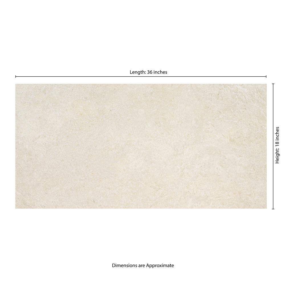 MSI Skye Fossil Pearl 18 in. x 36 in. x 0.43 in. Matte Paver Porcelain Floor and Wall Tile (4.5 Pieces/13.5 sq. ft./Case)