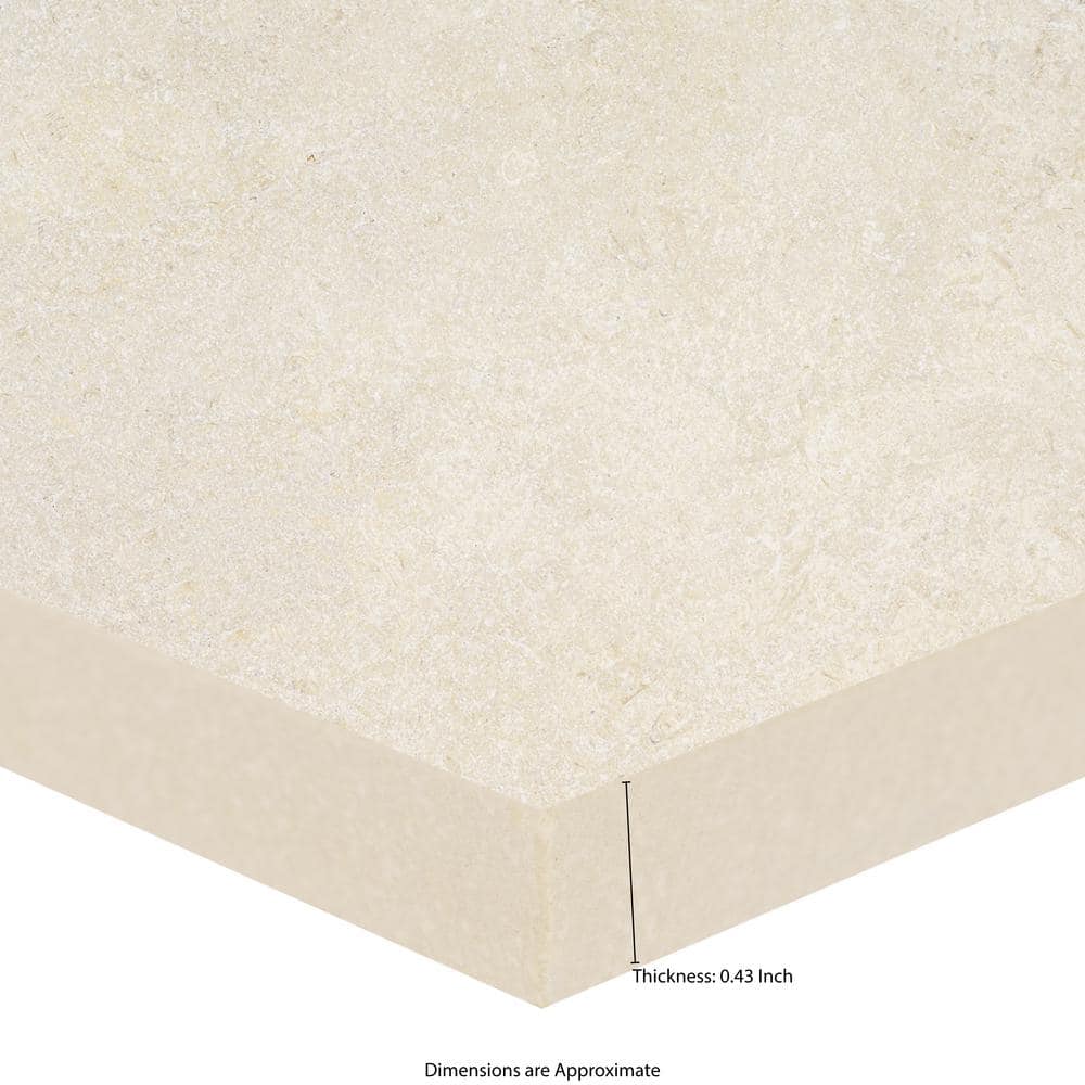 MSI Skye Fossil Pearl 18 in. x 36 in. x 0.43 in. Matte Paver Porcelain Floor and Wall Tile (4.5 Pieces/13.5 sq. ft./Case)