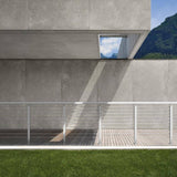 SKYSHALO Cable Railing Post Level Deck Stair Post 36 x 0.98 x 1.97 in. Cable Handrail Post Stainless Steel Wire Drawing Deck