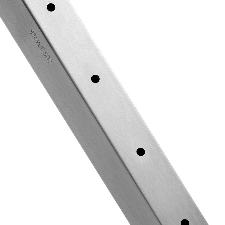 SKYSHALO Cable Railing Post Level Deck Stair Post 36 x 0.98 x 1.97 in. Cable Handrail Post Stainless Steel Wire Drawing Deck