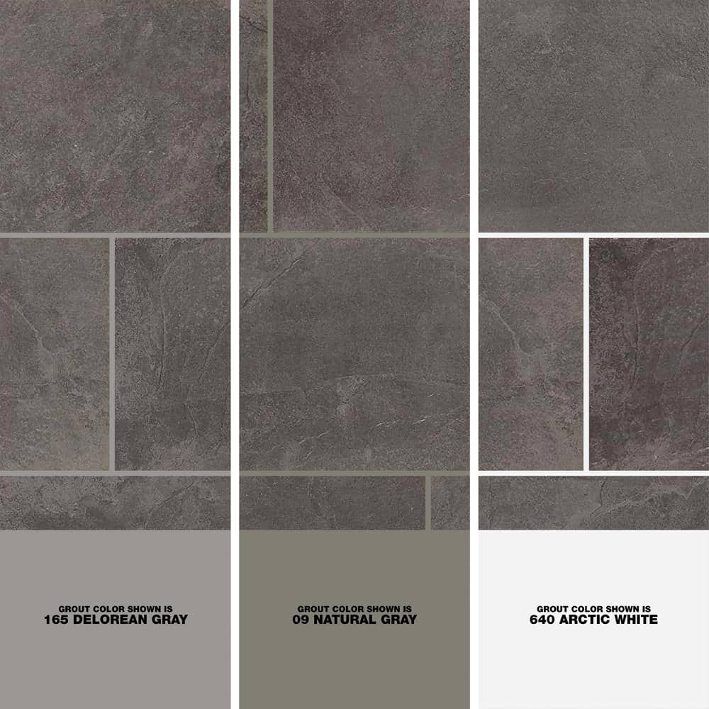 Daltile Cascade Ridge Slate 12 in. x 24 in. Glazed Ceramic Floor and Wall Tile (15.04 sq. ft./case)