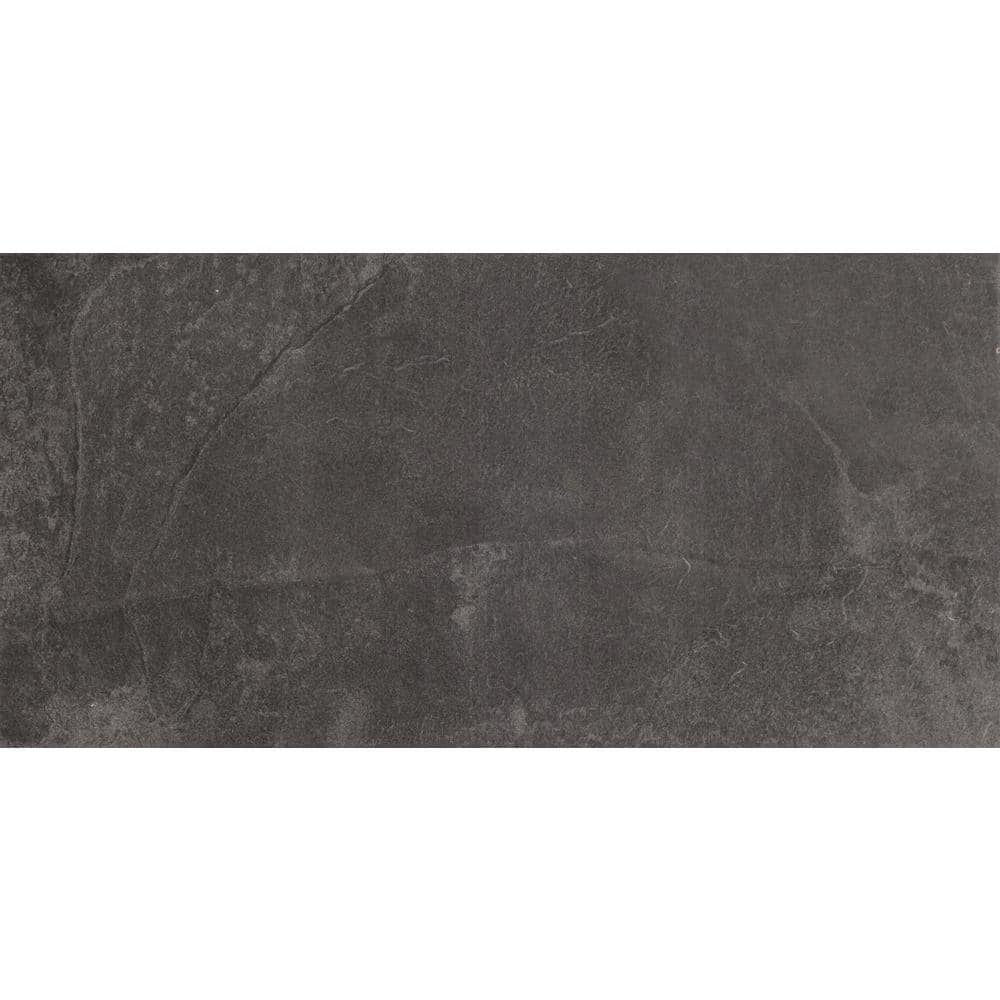 Daltile Cascade Ridge Slate 12 in. x 24 in. Glazed Ceramic Floor and Wall Tile (15.04 sq. ft. / Case)