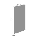 J COLLECTION Bristol 92.5 in. W x 89.5 in. H x 24 in. D Painted Slate Gray Assembled Office Base Cabinet Bundle