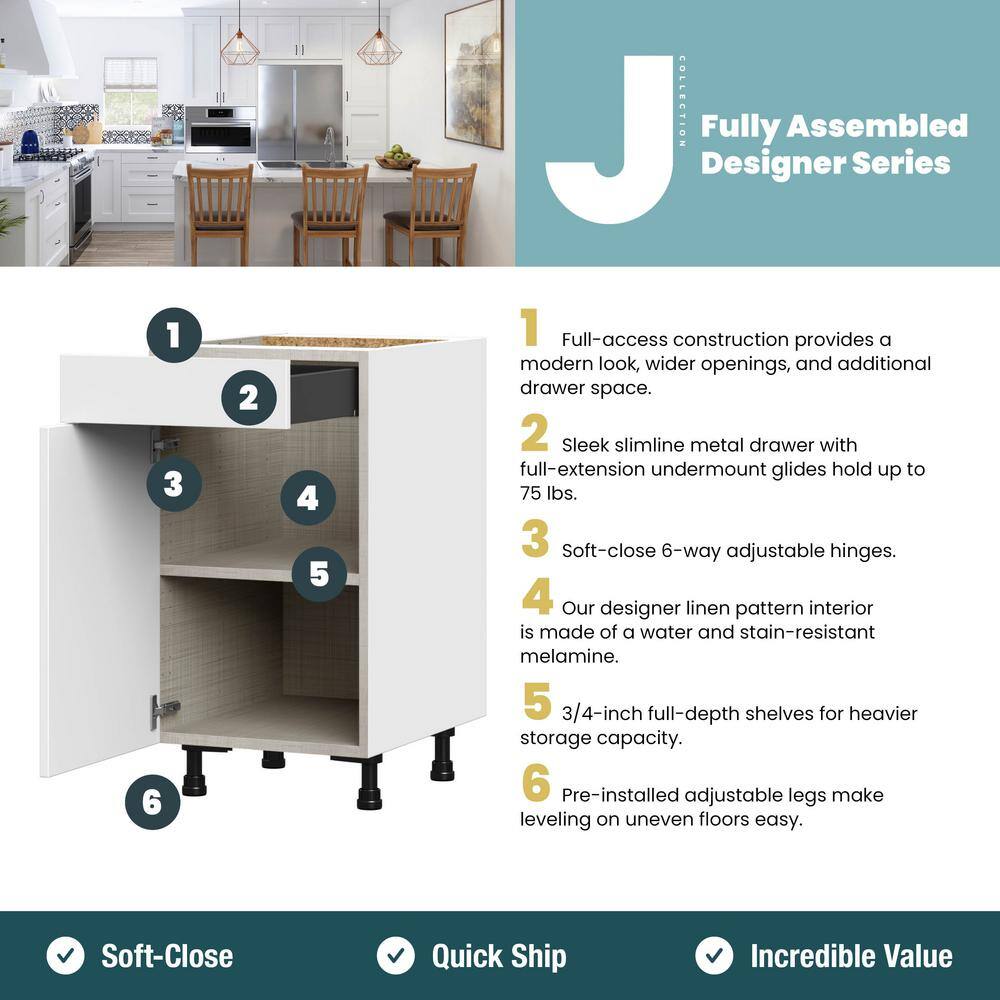 J COLLECTION Bristol Painted Slate Gray Shaker Assembled Wall Diagonal Corner Kitchen Cabinet (24 in. W x 40 in. H x 14 in. D)