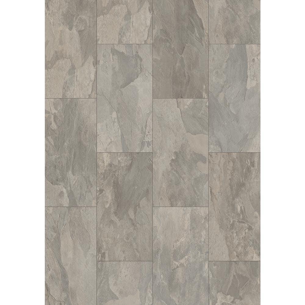 Krono Original Silverado Slate 8mm T x 12.99 in. W Water Resistant Laminate Wood Flooring (24.92 sq. ft./Carton)