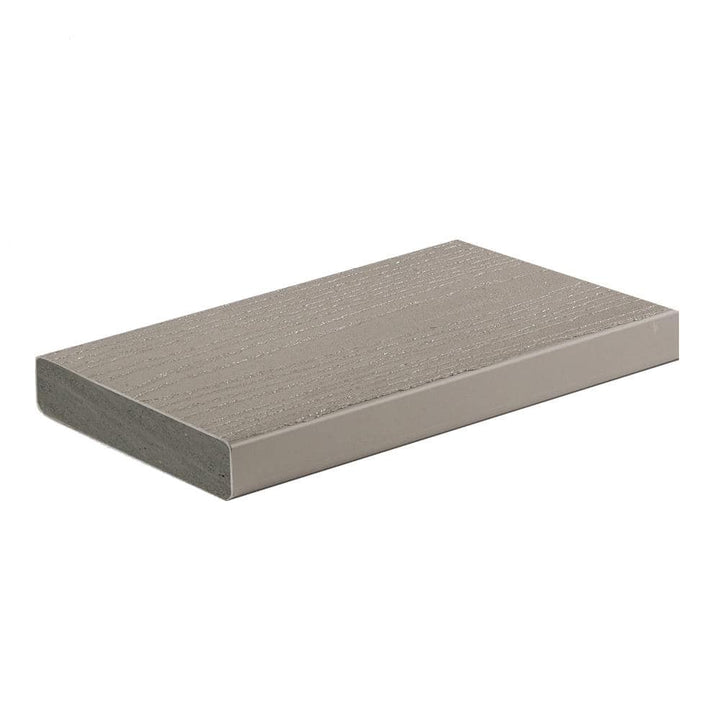 TimberTech Advanced PVC Harvest 1 in. x 6 in. x 1 ft. Square Slate Gray PVC Sample (Actual: 1 in. x 5 1/2 in. x 1 ft)
