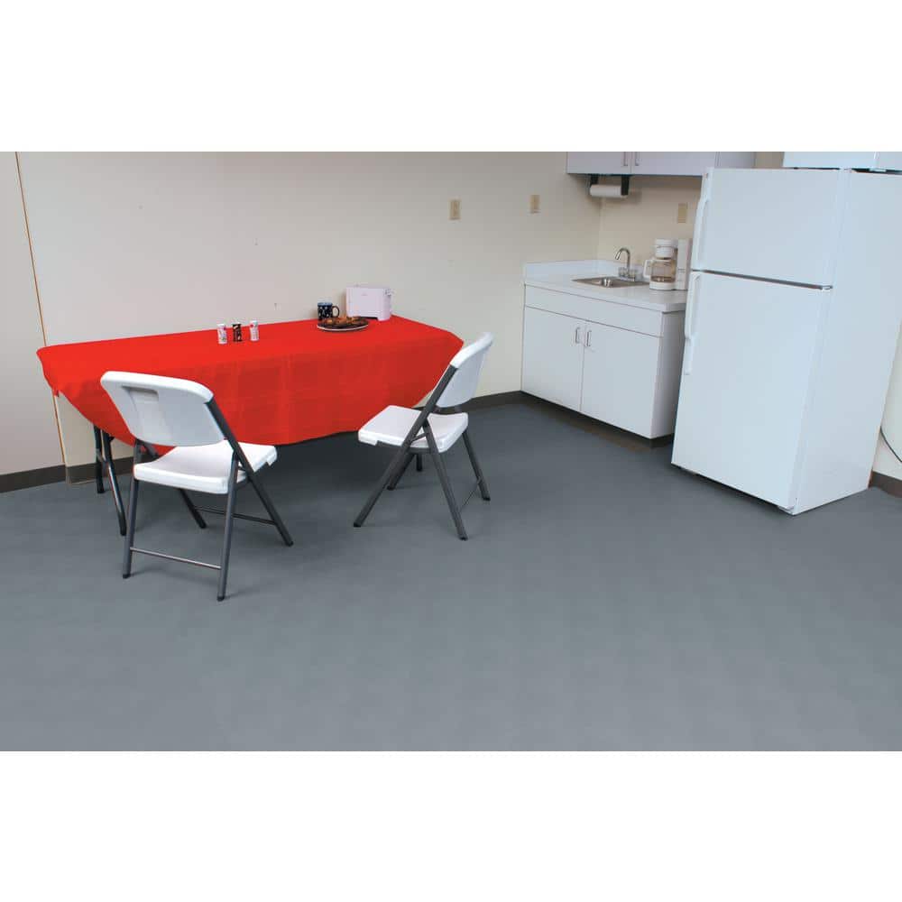 G-Floor Levant 8.5 ft. x 22 ft. Slate Grey Vinyl Universal Flooring