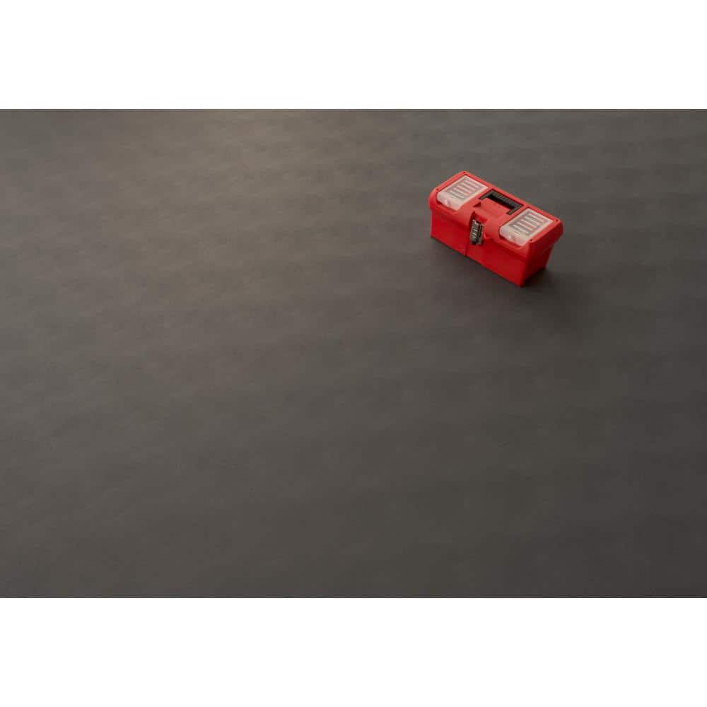 G-Floor Levant 8.5 ft. x 22 ft. Slate Grey Vinyl Universal Flooring