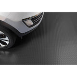 G-Floor Coin 10 ft. x 24 ft. Slate Grey Commercial Grade Vinyl Garage Flooring Cover and Protector